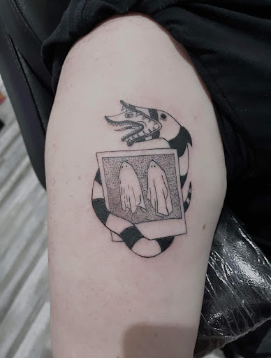 Explore pearl jam tattoo ideas, creative tattoo ideas in Corning, available at Manifest Studios