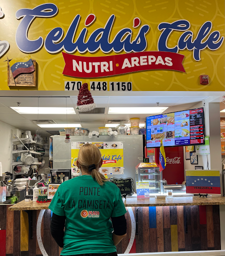 Celidas cafe/ Plaza Las Américas, Suite 1112 Lilburn-Georgia 30047.