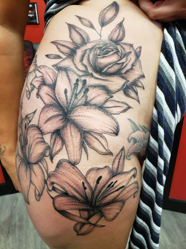 Explore moon tattoo ideas for men, creative tattoo ideas in Milford, available at Boston John Tattoos