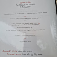 Menu du Le Cilaos à Neuvic