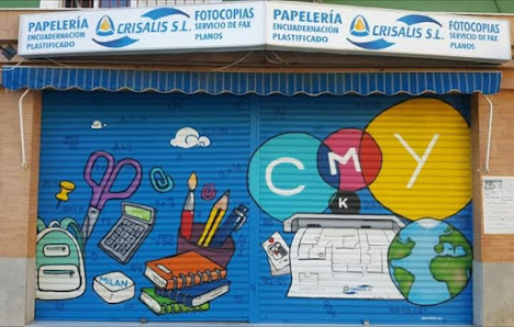 Crisalis, Copistería, Papelería e Imprenta Digital Dentro de la plazoleta donde está La oficina de Correos, Junto al Centro Miguel Naranjo, C. José Payán, 60, local 6A, 41900 Camas, Sevilla, España