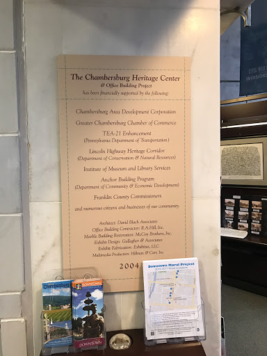 History Museum «Chambersburg Heritage Center & Gift Shop», reviews and photos, 100 Lincoln Way E, Chambersburg, PA 17201, USA