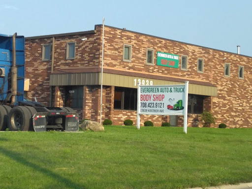 Auto Body Shop «Evergreen Auto & Truck Body Shop», reviews and photos, 13939 Kostner Ave, Crestwood, IL 60445, USA