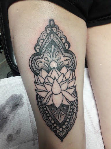 Explore female foot tattoo ideas, creative tattoo ideas in Edison, available at Rorschach Gallery