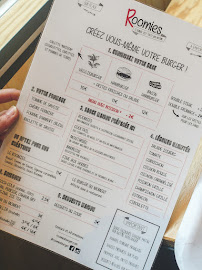 Roomies BONNE NOUVELLE à Paris menu