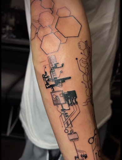 Explore draco tattoo ideas, creative tattoo ideas in Goose Creek, available at Red Kirin Tattoo