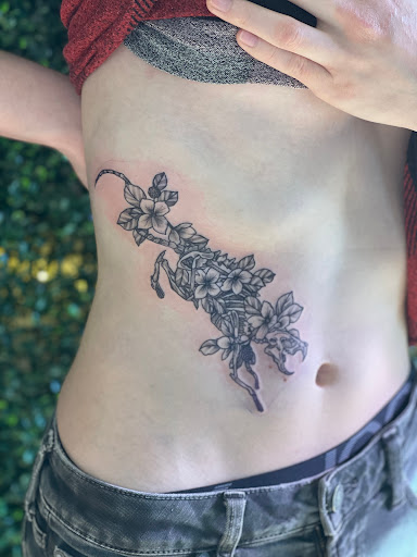 Explore sketch tattoo drawing ideas, creative tattoo ideas in Huxley, available at Lonely Bones Tattoo & Art