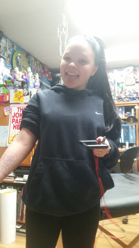 Explore inside finger tattoo ideas, creative tattoo ideas in Hampstead, available at House of Madness