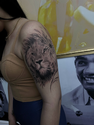 Explore car tattoo ideas, creative tattoo ideas in Westwood, available at Dom Astro Tattoo Company