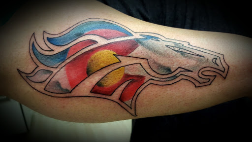 Explore leg sleeve tattoo ideas for women, creative tattoo ideas in Colorado Springs, available at Empire Tattoo Co.