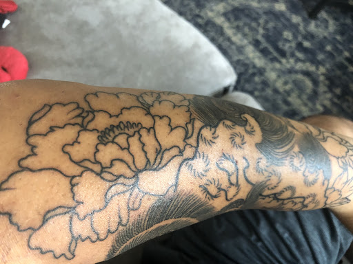 Explore back ear tattoo ideas, creative tattoo ideas in San Antonio, available at Ink Couture Tattoos