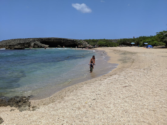 Las Golondrinas beach