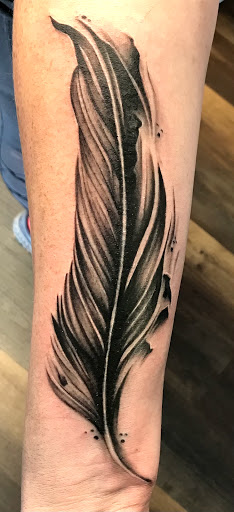 Explore mother son tattoo ideas, creative tattoo ideas in Marshfield, available at All The Above Tattoo Studio