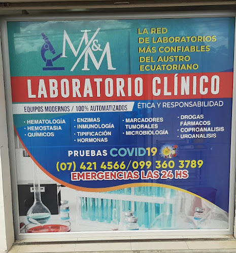 Opiniones de LABORATORIO CLINICO M/M en Cuenca - Laboratorio