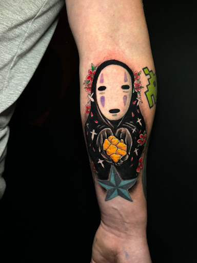 Explore uicideboy tattoo ideas, creative tattoo ideas in Asbury Park, available at Sacred Vessel Tattoo Co.