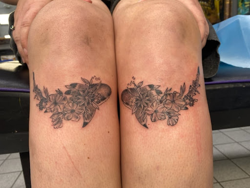 Explore chest and arm tattoo ideas, creative tattoo ideas in Houston, available at 333 Tattoo Studio HTX