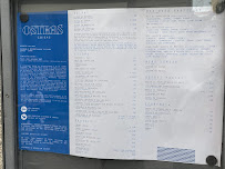 Huitres Et Restauration à Porto menu