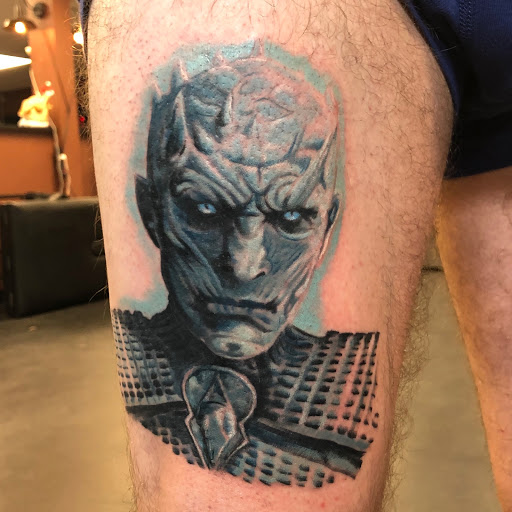 Explore mothman tattoo ideas, creative tattoo ideas in Saint Petersburg, available at Cthulhu Tattoo & Body Piercing