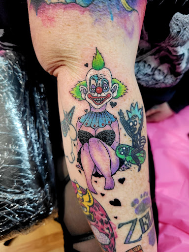 Explore badass female tattoo ideas, creative tattoo ideas in Benton, available at Spectrum Tattoo