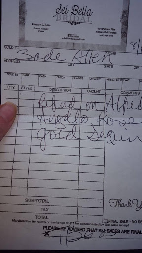 Bridal Shop «Sei Bella Bridal Salon», reviews and photos, 649 Putnam Pike, Greenville, RI 02828, USA