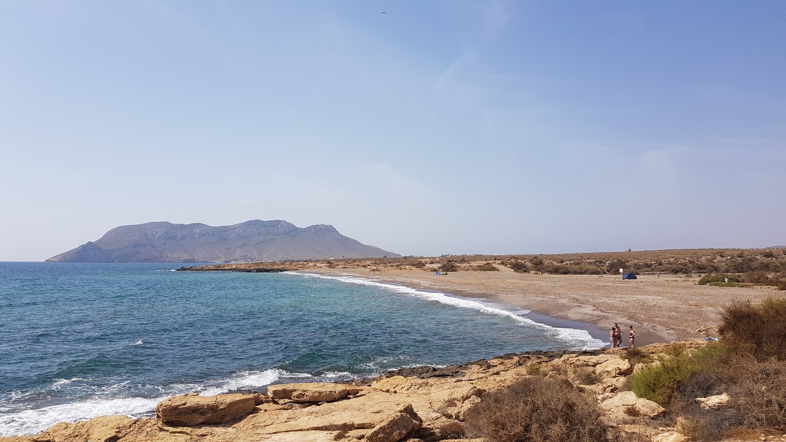 Fotografija Playa de Rambla Elena z siva lupina pesek površino