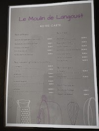 LE MOULIN DE LANGOUST à Gourbit carte
