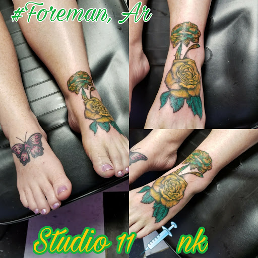 Explore rose tattoo cover up ideas, creative tattoo ideas in Texarkana, available at Studio 11 Ink, Barber & Beauty