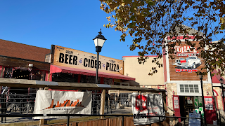 A pint of beer on a bar