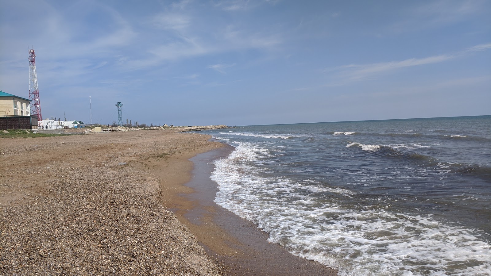Fotografija Khazar Beach podprto z obalami