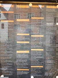 Restaurant de hamburgers Effe & Gold à Freising (le menu)