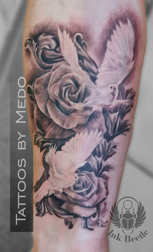 Explore tattoo ideas for back shoulder, creative tattoo ideas in Streator, available at Ink Beetle Tattoo