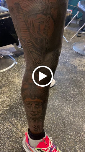 Explore full leg tattoo ideas, creative tattoo ideas in Jacksonville, available at Renegade Art Studio LLC