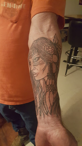 Explore american flag forearm tattoo ideas, creative tattoo ideas in Bridgeport, available at Pike Street Studios Tattoo and Body Piercing