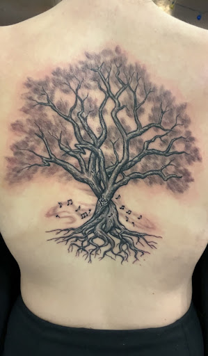 Explore grunge tattoos ideas, creative tattoo ideas in Longview, available at Burning Rock Tattoo