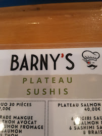 Barny's à Ghisonaccia menu