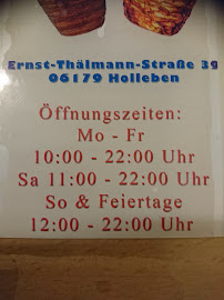 Carte du Bistro hayat à Teutschenthal