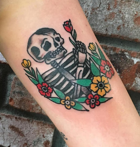 Explore castle tattoo ideas, creative tattoo ideas in Merced, available at Merced Tattoo and Piercing Co.