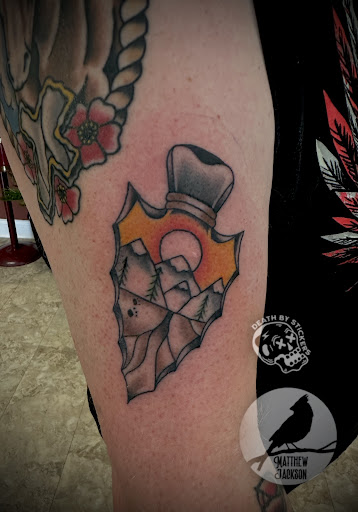 Explore blackbeard tattoo ideas, creative tattoo ideas in Nashville, available at RedBird Tattoo