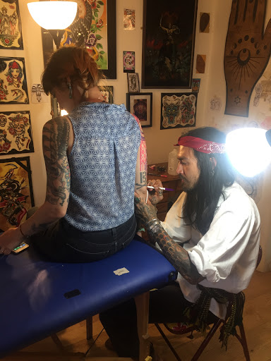 Explore hawaiian flower tattoo ideas, creative tattoo ideas in Taos, available at Magical Tattoo