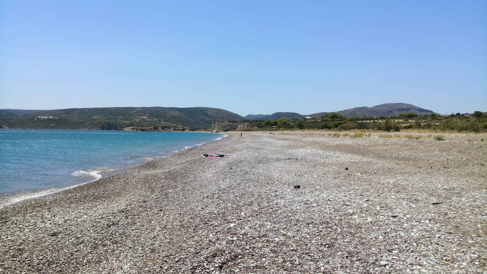 Paralia Paleopoli'in fotoğrafı geniş plaj ile birlikte