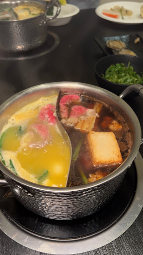 Jelly golden chicken & sukiyaki broth