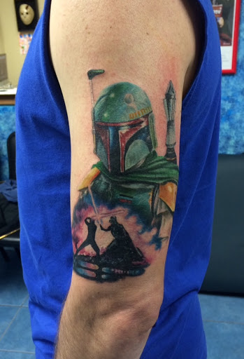 Explore pet tattoo ideas dog, creative tattoo ideas in Aurora, available at Ronin Tattoo Studio INC