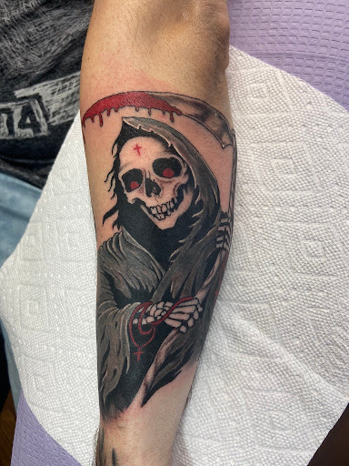 Explore sly cooper tattoo ideas, creative tattoo ideas in East Providence, available at Shrine Tattoo Studio