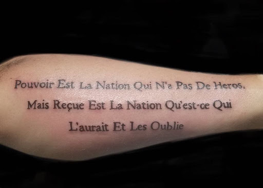 Explore tooled leather tattoo ideas, creative tattoo ideas in Hampstead, available at Lost Soul Collective