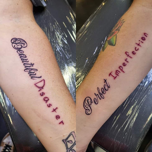Explore name tattoos ideas, creative tattoo ideas in Lewisburg, available at Rose and Dagger Tattoo