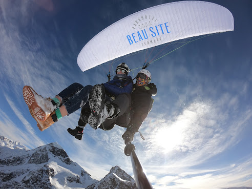 Zermatt Paragliding by null