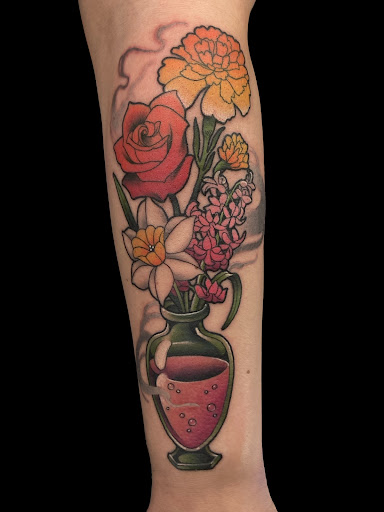 Explore word tattoo ideas for women, creative tattoo ideas in Marietta, available at The Queen Bee Tattoo and Piercing Parlour