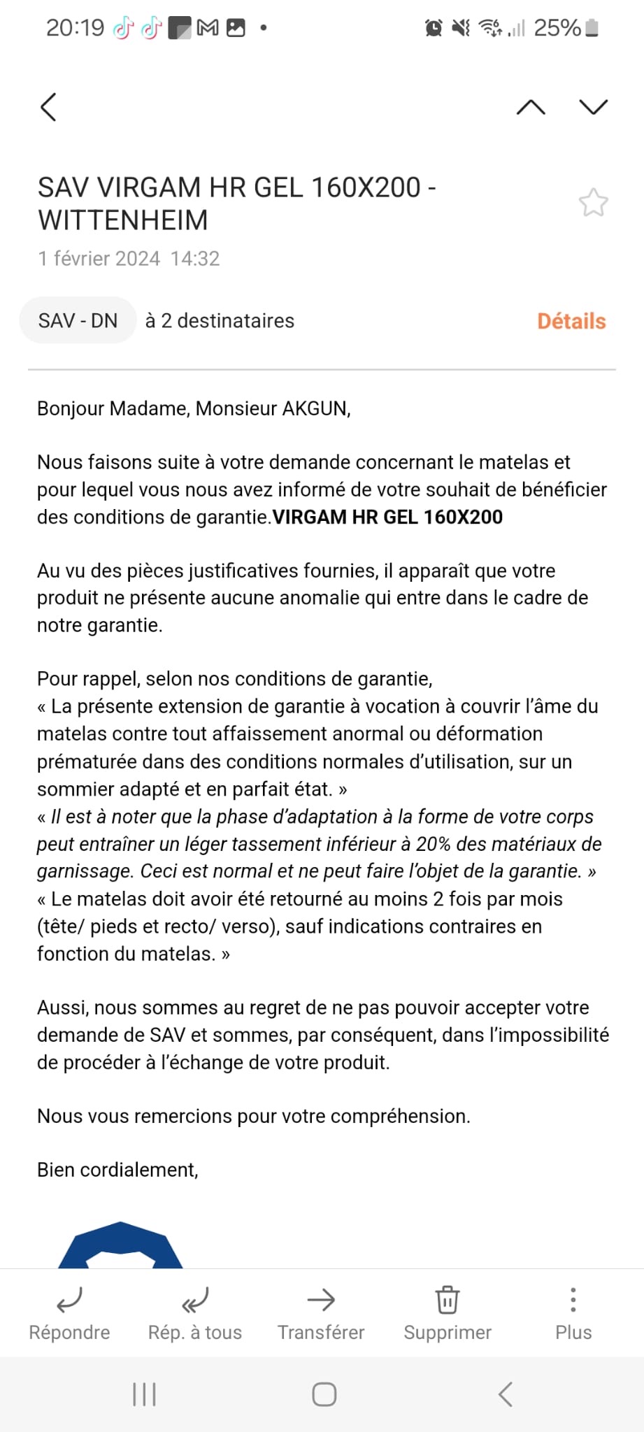 Photo n° 1 de l'avis de Halil.k fait le 02/02/2024 à 00:27