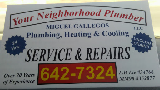 Miguel Gallegos Plumbing Heating in Las Cruces, New Mexico