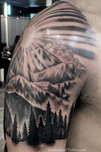 Explore chicano chest tattoo ideas, creative tattoo ideas in Salida, available at Centennial Tattoo